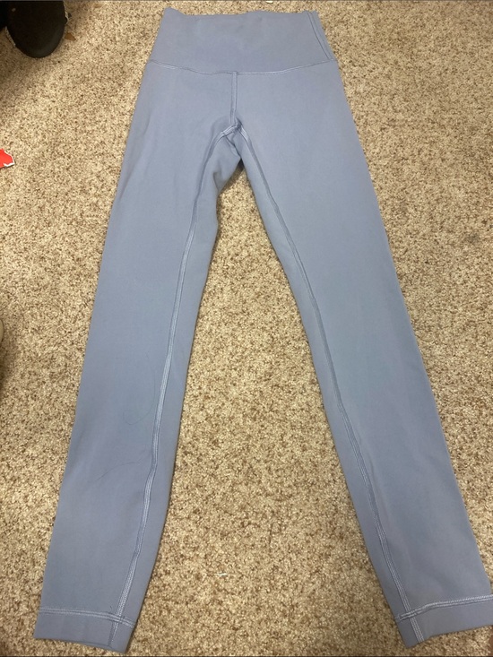 lululemon athletica Pants - lululemon athletica High-Rise Full-Length Leggings in Dusty Blue